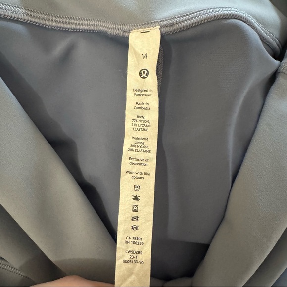 Lululemon Women’s Wunder Train Contour Fit High-Rise Tight 25" Size 14 - Picture 3 of 7